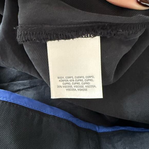 ANTHROPOLOGIE ELEVENSES ANTILLES WIDE LEG BLACK RUFFLE PANTS SIZE 0 - Picture 10 of 10